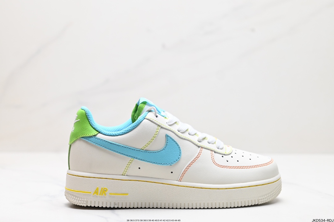 耐克Nike AIR FORCE 1‘07 空军一号低帮百搭休闲运动板鞋 DD1525-10