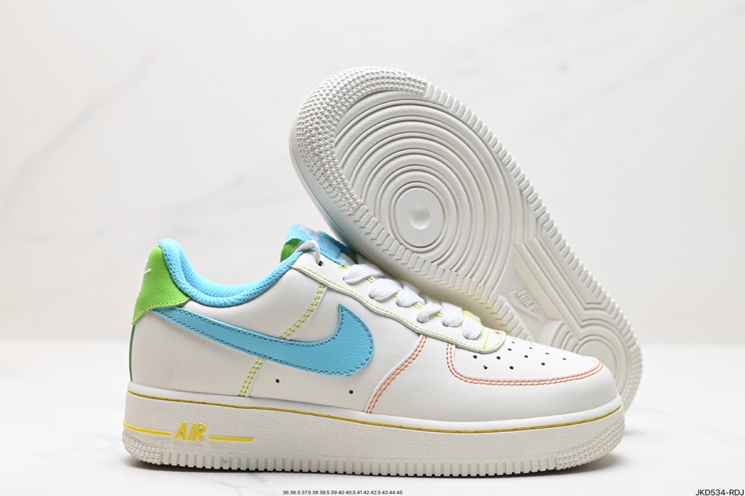 耐克Nike AIR FORCE 1‘07 空军一号低帮百搭休闲运动板鞋 DD1525-10