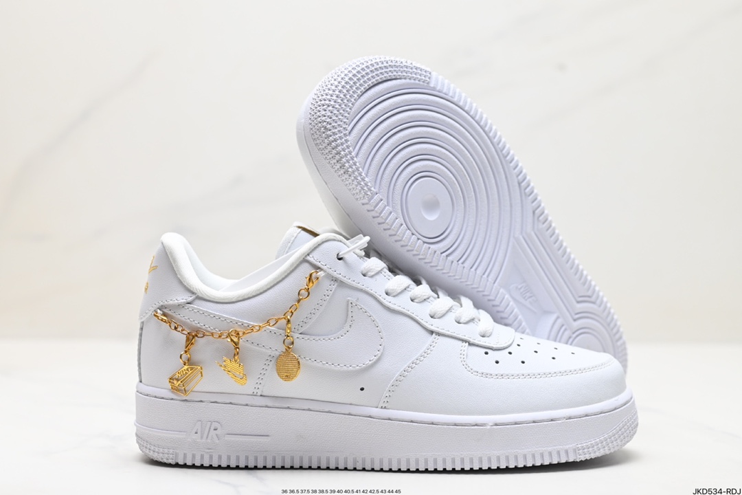 耐克Nike AIR FORCE 1‘07 空军一号低帮百搭休闲运动板鞋 DD1525-10