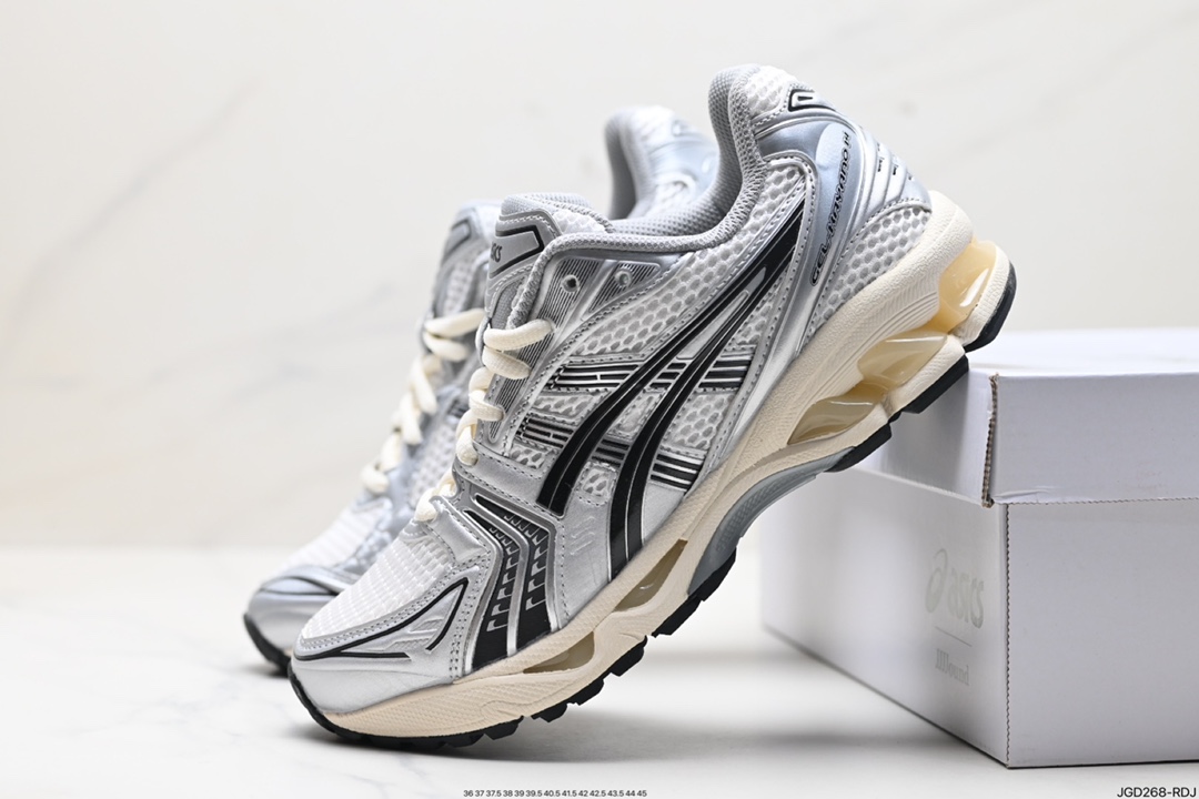 Asics Gel-Kayano 14 版本 银灰绿 亚瑟士运动休闲透气专业跑鞋 1201A019-108