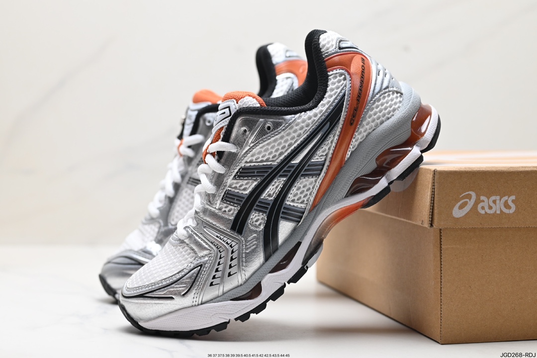 Asics Gel-Kayano 14 版本 银灰绿 亚瑟士运动休闲透气专业跑鞋 1201A019-108