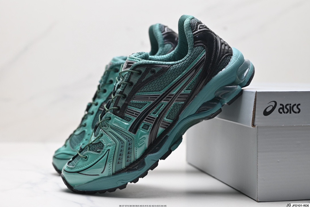 Asics Gel-Kayano 14 版本 银灰绿 亚瑟士运动休闲透气专业跑鞋 1201A019-108