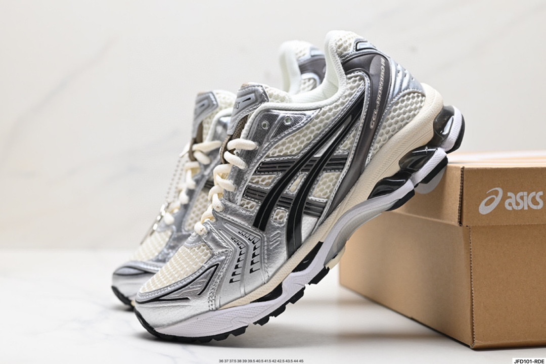 Asics Gel-Kayano 14 版本 银灰绿 亚瑟士运动休闲透气专业跑鞋 1201A019-108