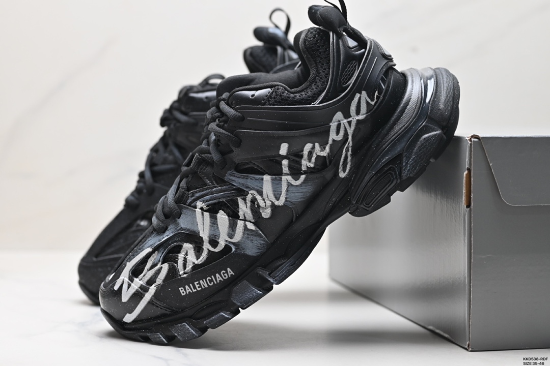 巴黎世家BALENCIAGA Track Trainers 3.0代复古野跑姥爹潮流百搭慢跑鞋 542023 WTRHW 1090