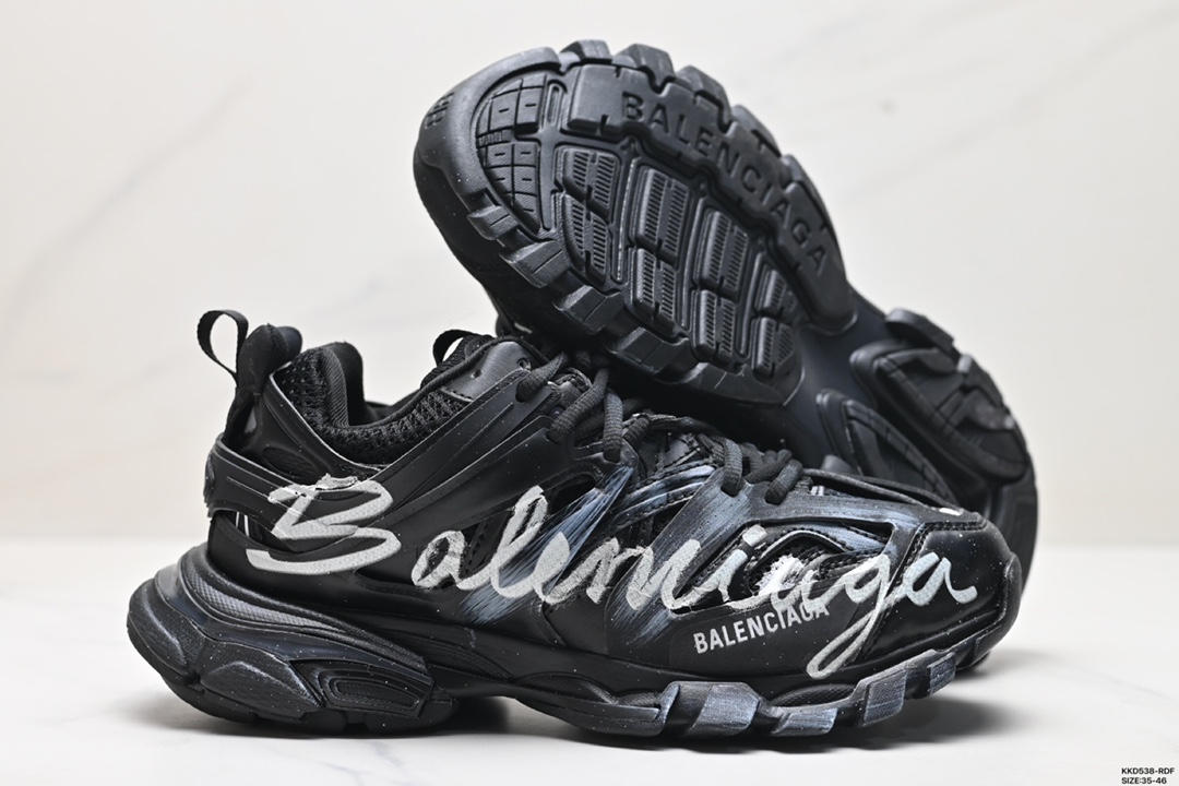 巴黎世家BALENCIAGA Track Trainers 3.0代复古野跑姥爹潮流百搭慢跑鞋 542023 WTRHW 1090