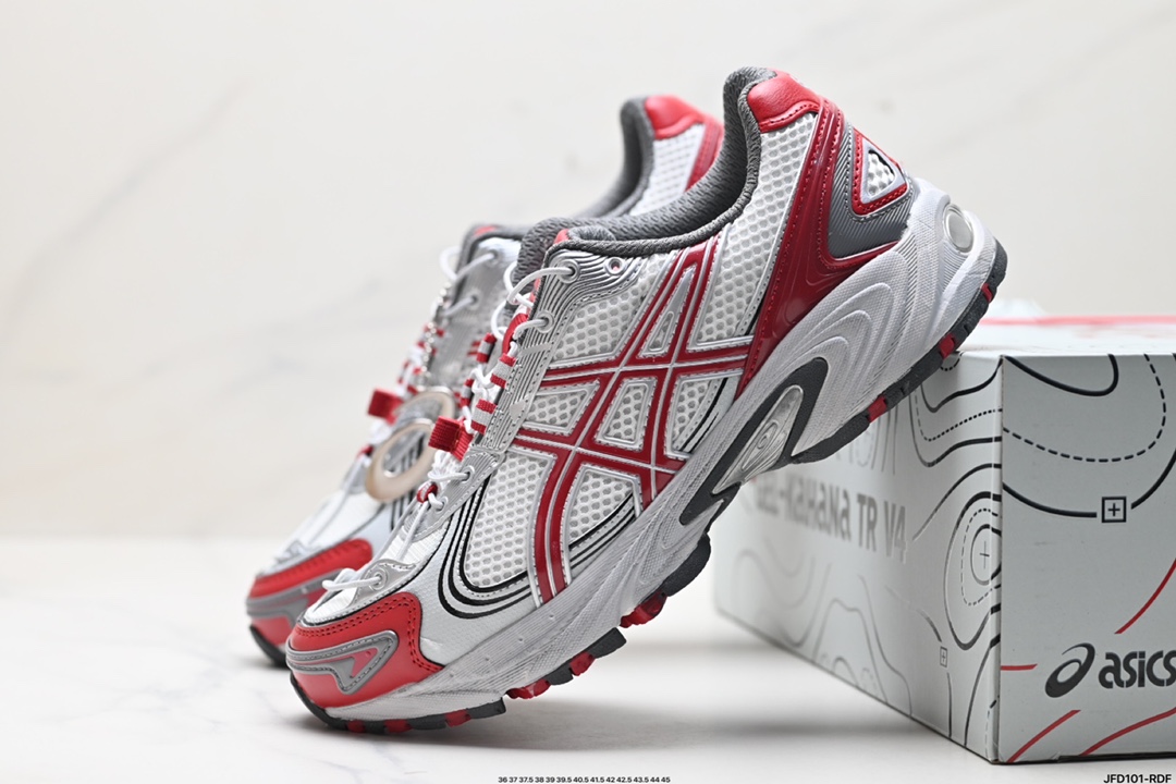 Asics亚瑟士Gel-Kahana Tr V4户外机能复古减震耐磨低帮透气运动鞋 1203A497-100