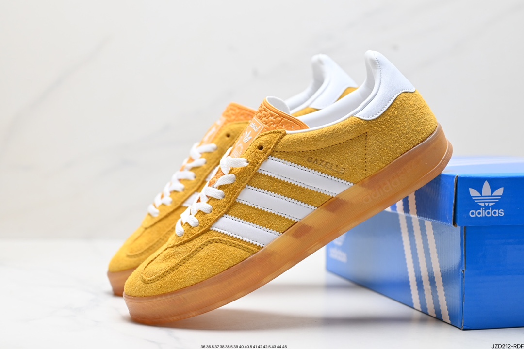 adidas Originals Bad Bunny Gazelle INdoor 三叶草休闲防滑耐磨低帮板鞋 HQ8717