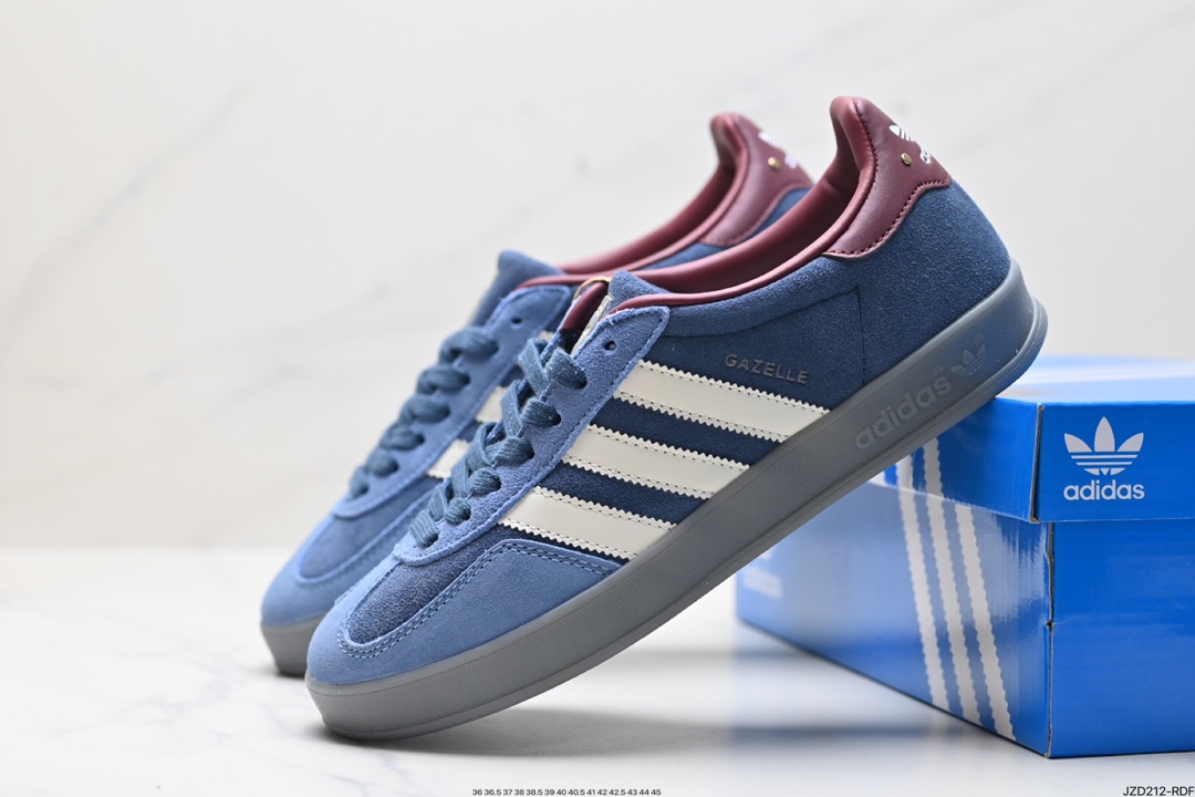 adidas Originals Bad Bunny Gazelle INdoor 三叶草休闲防滑耐磨低帮板鞋 HQ8717