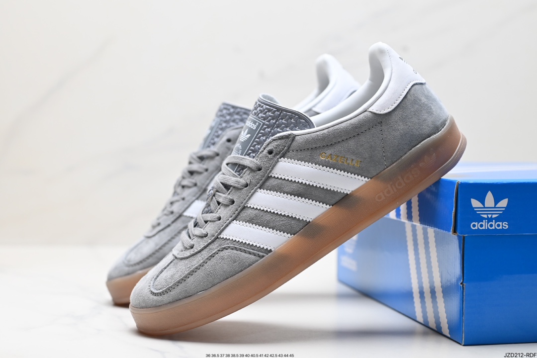 adidas Originals Bad Bunny Gazelle INdoor 三叶草休闲防滑耐磨低帮板鞋 HQ8717