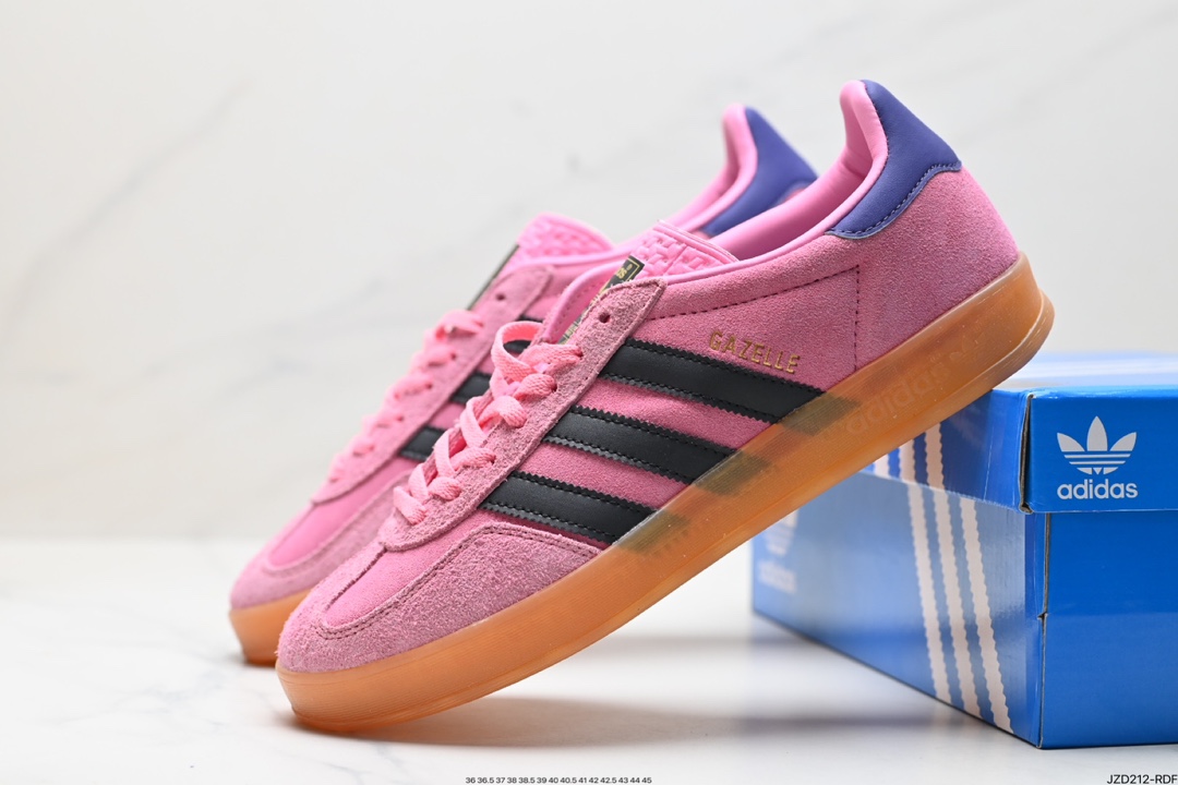 adidas Originals Bad Bunny Gazelle INdoor 三叶草休闲防滑耐磨低帮板鞋 HQ8717