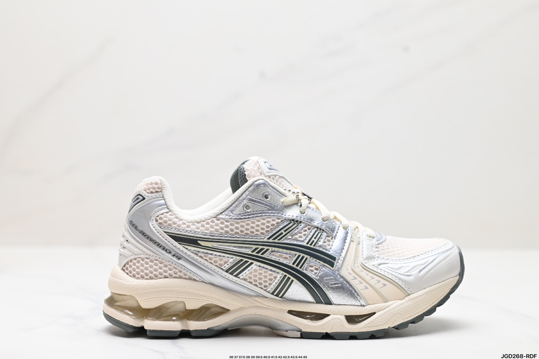 Asics Gel-Kayano 14 版本 银灰绿 亚瑟士运动休闲透气专业跑鞋 1203A667-100