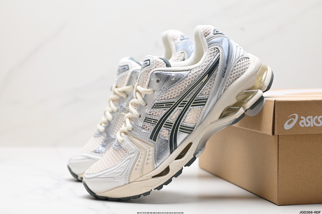 Asics Gel-Kayano 14 版本 银灰绿 亚瑟士运动休闲透气专业跑鞋 1203A667-100