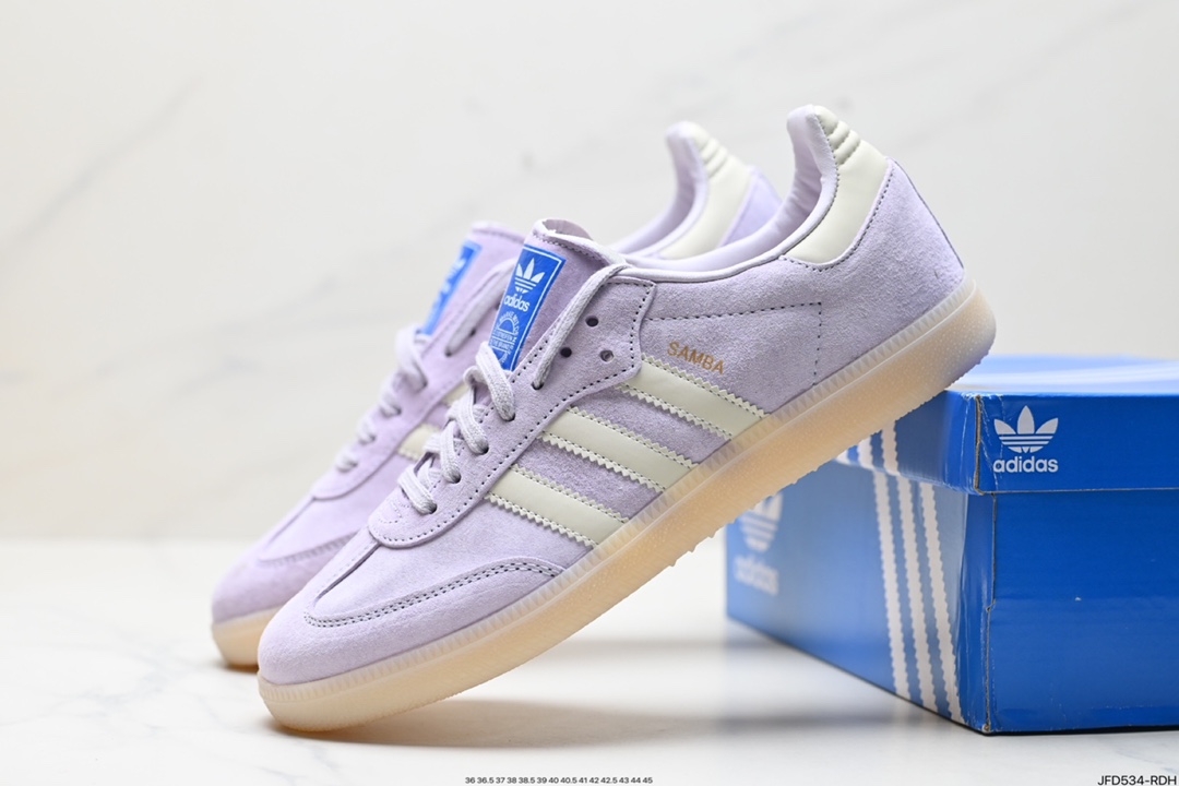 三叶草Adidas Originals Samba OG 桑巴舞板鞋 IG6176