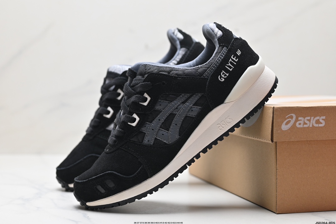 Asics Gel-Lyte III OG系列低帮经典复古休闲运动跑步鞋 1201A318-001