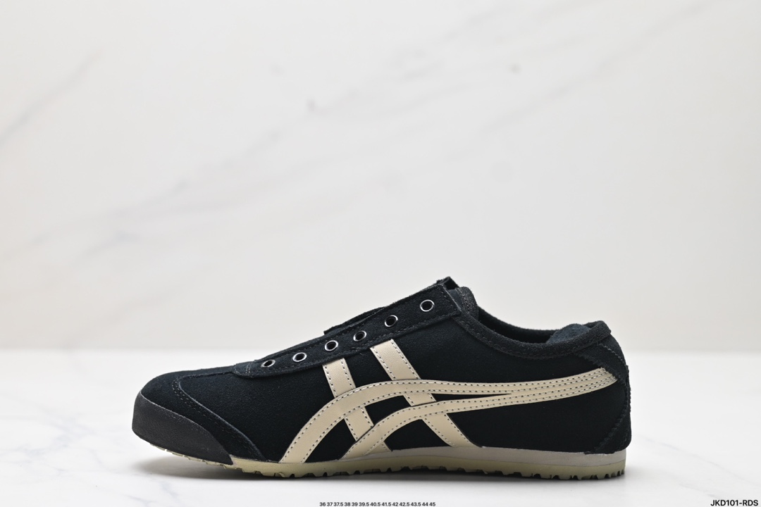 Onitsuka Tiger鬼冢虎 Mexico 66 Slip-on 一脚蹬低帮夏季透气运动休闲鞋 1183B782-001