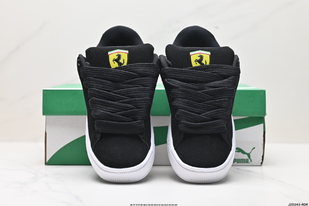 Puma Ferrari Suede XL复古单品 彪马 防滑耐磨低帮德训板鞋  308220-02