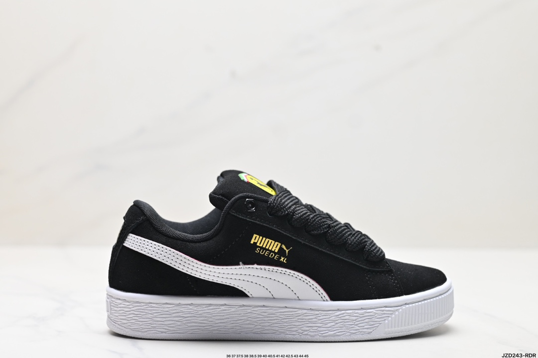 Puma Ferrari Suede XL复古单品 彪马 防滑耐磨低帮德训板鞋  308220-02