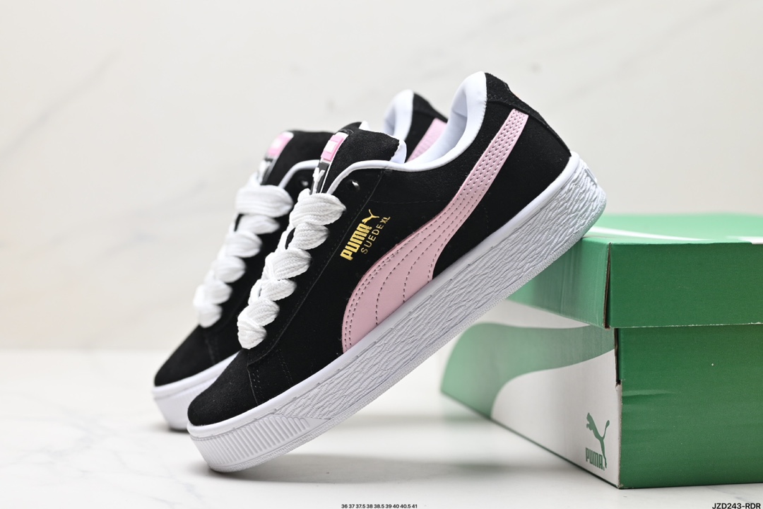 Puma Ferrari Suede XL复古单品 彪马 防滑耐磨低帮德训板鞋  395205-04