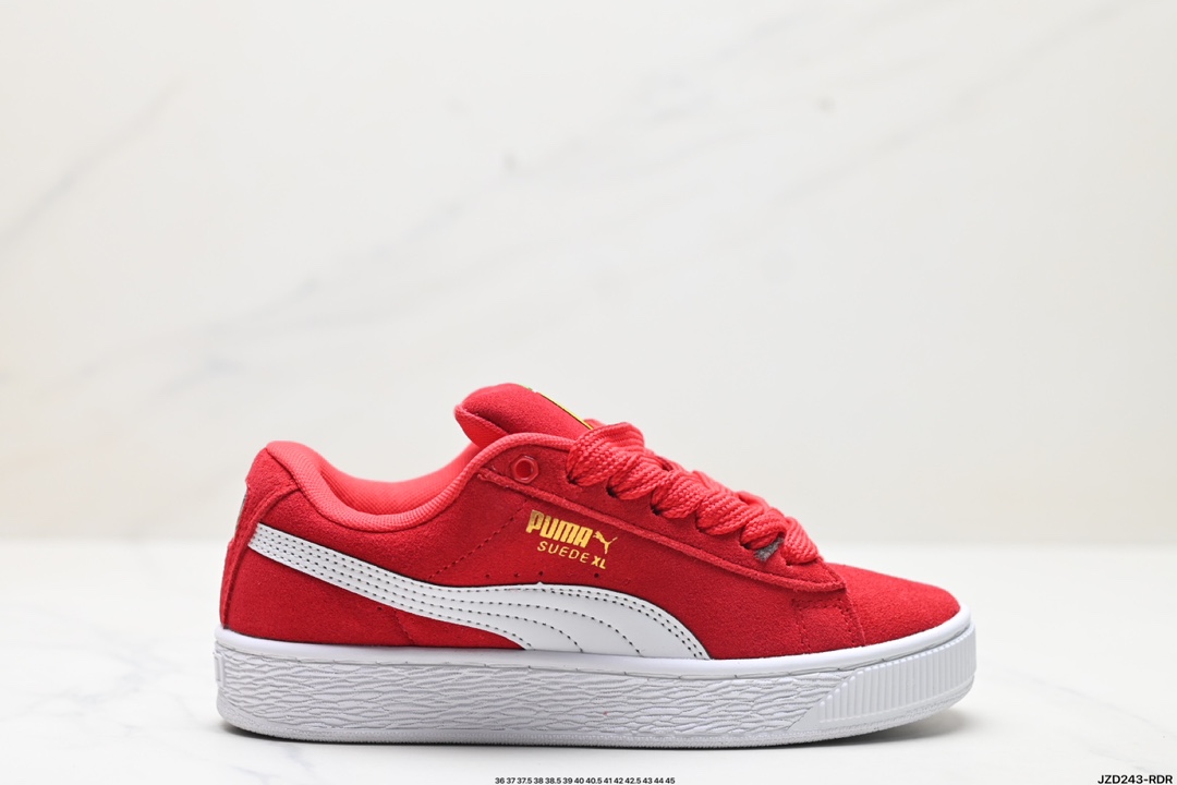 Puma Ferrari Suede XL复古单品 彪马 防滑耐磨低帮德训板鞋  395205-04