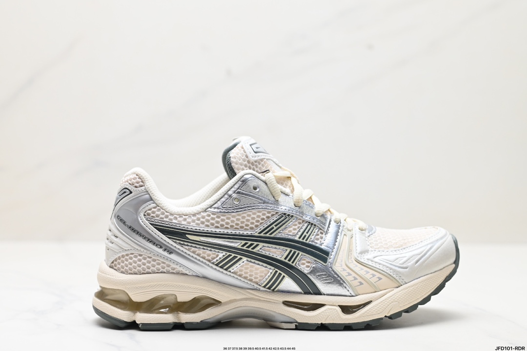 Asics Gel-Kayano 14 版本 银灰绿 亚瑟士运动休闲透气专业跑鞋  1201A019-200