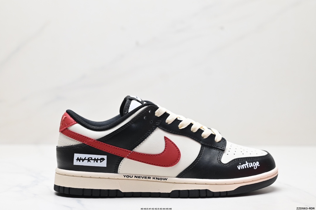 NK Dunk Low Retro “DIY高端定制” 低帮休闲运动板鞋  DD1391-100