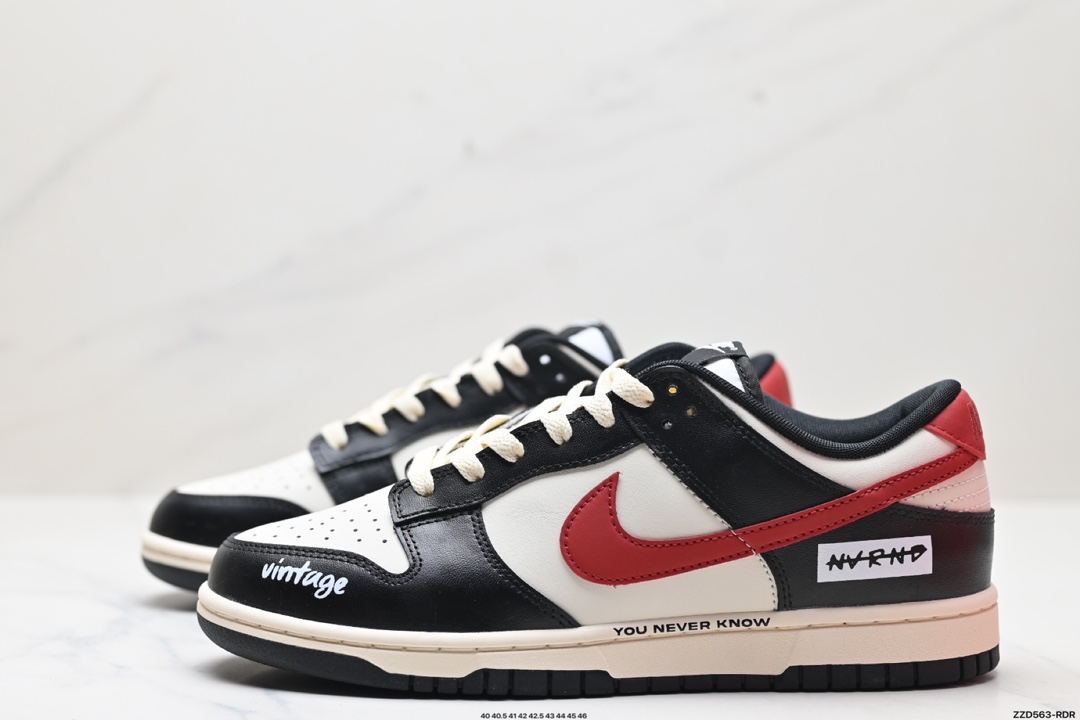 NK Dunk Low Retro “DIY高端定制” 低帮休闲运动板鞋  DD1391-100