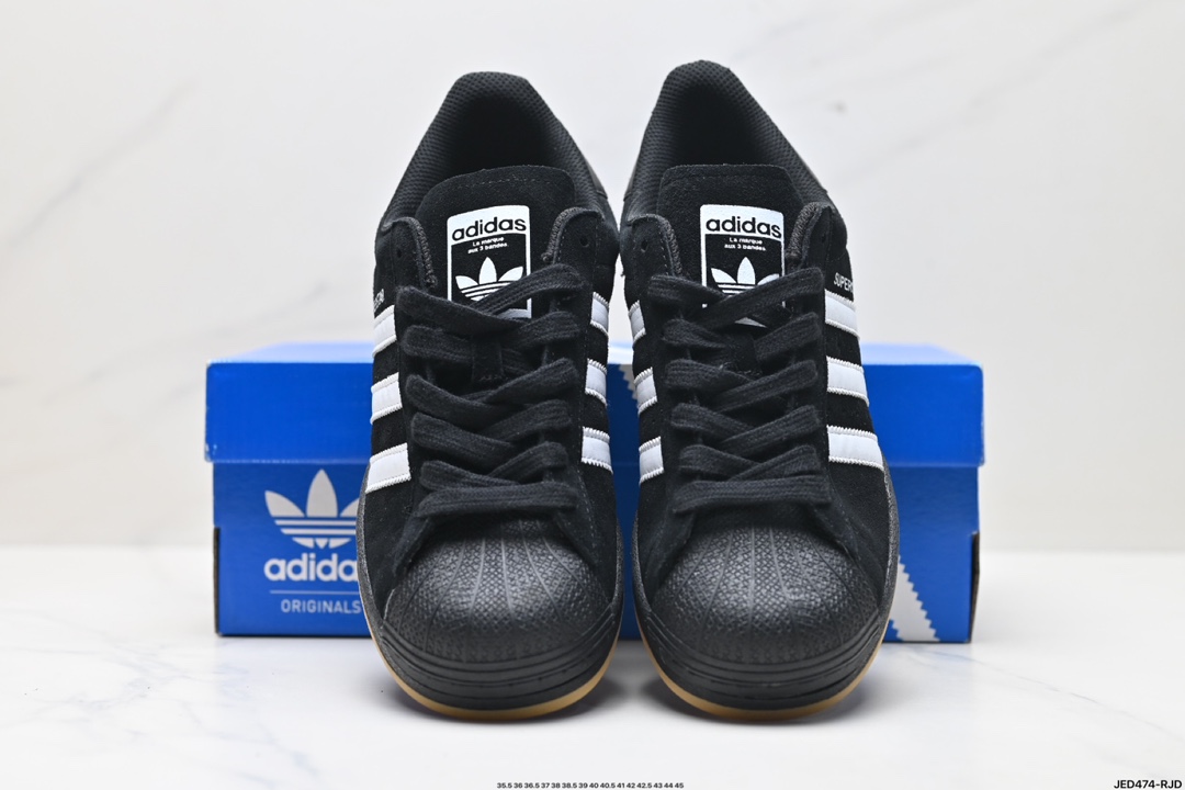 阿迪达斯Adidas三叶草 Originals Superstar 贝壳头系列低帮经典百搭休闲运动板鞋  IG1705