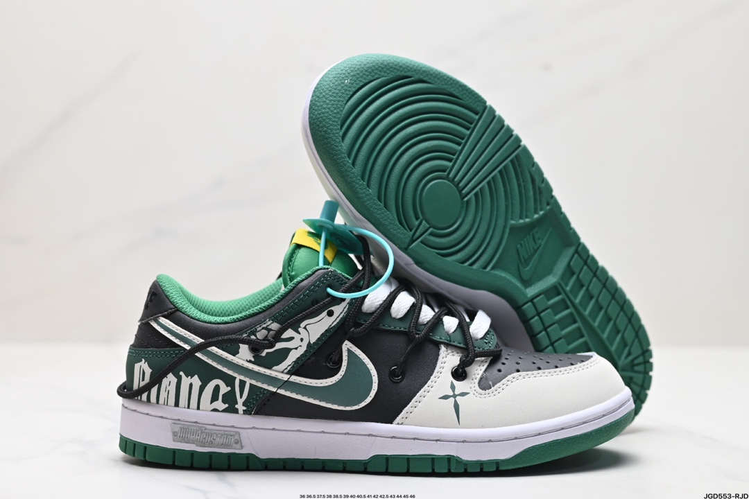 耐克NIKE DUNK LOW 扣篮系列 解构抽绳复古低帮休闲运动滑板板鞋  DV0833-300