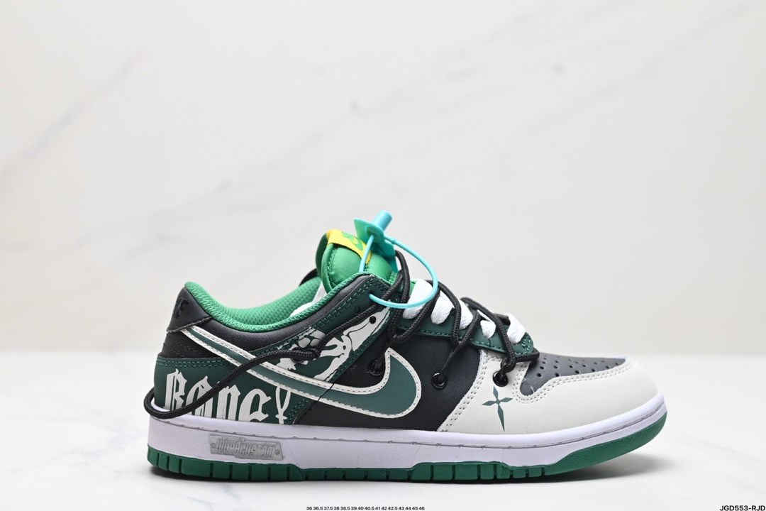 耐克NIKE DUNK LOW 扣篮系列 解构抽绳复古低帮休闲运动滑板板鞋  DV0833-300