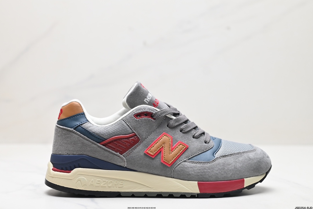 New Balance 新百伦 M998ENE高端美产系列 复古休闲慢跑鞋   M998DBR