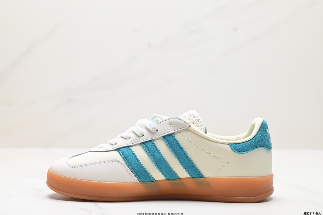 adid Originals Gazelle INdoor 三叶草休闲防滑耐磨低帮板鞋  JI2583