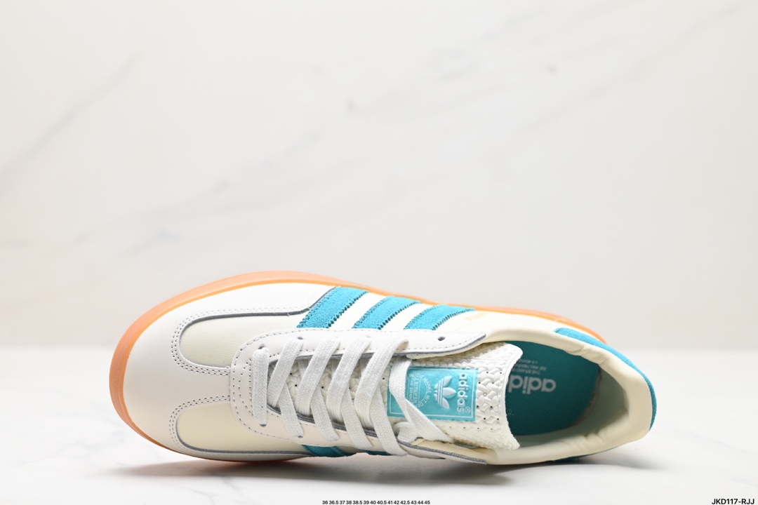 adid Originals Gazelle INdoor 三叶草休闲防滑耐磨低帮板鞋  JI2583