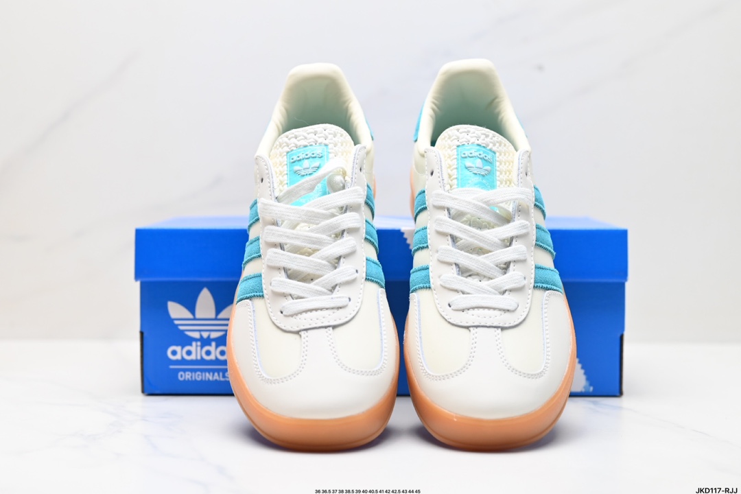 adid Originals Gazelle INdoor 三叶草休闲防滑耐磨低帮板鞋  JI2583