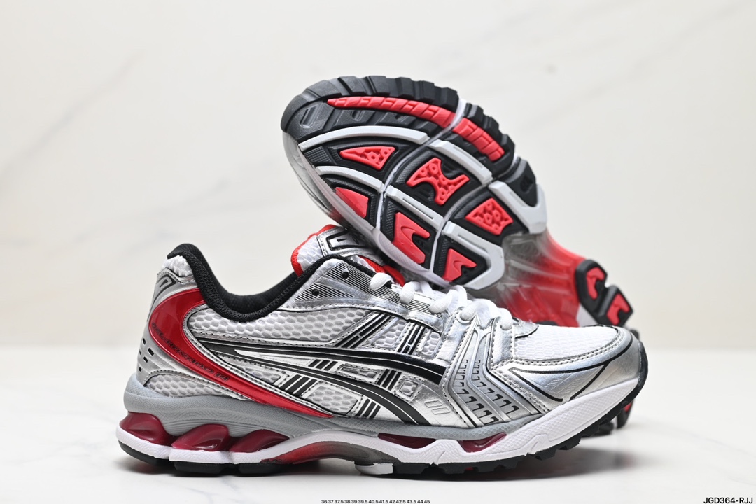 Asics Gel-Kayano 14 版本 银灰绿 亚瑟士运动休闲透气专业跑鞋  1201A019-103