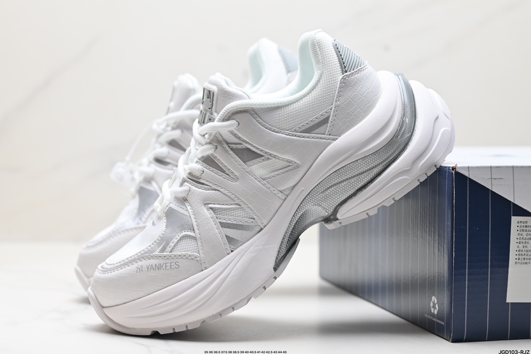 MLB New York Yankees Curve Runner 舒适百搭 防滑耐磨 低帮 流浪鞋跑步鞋  3ARNSPL4N