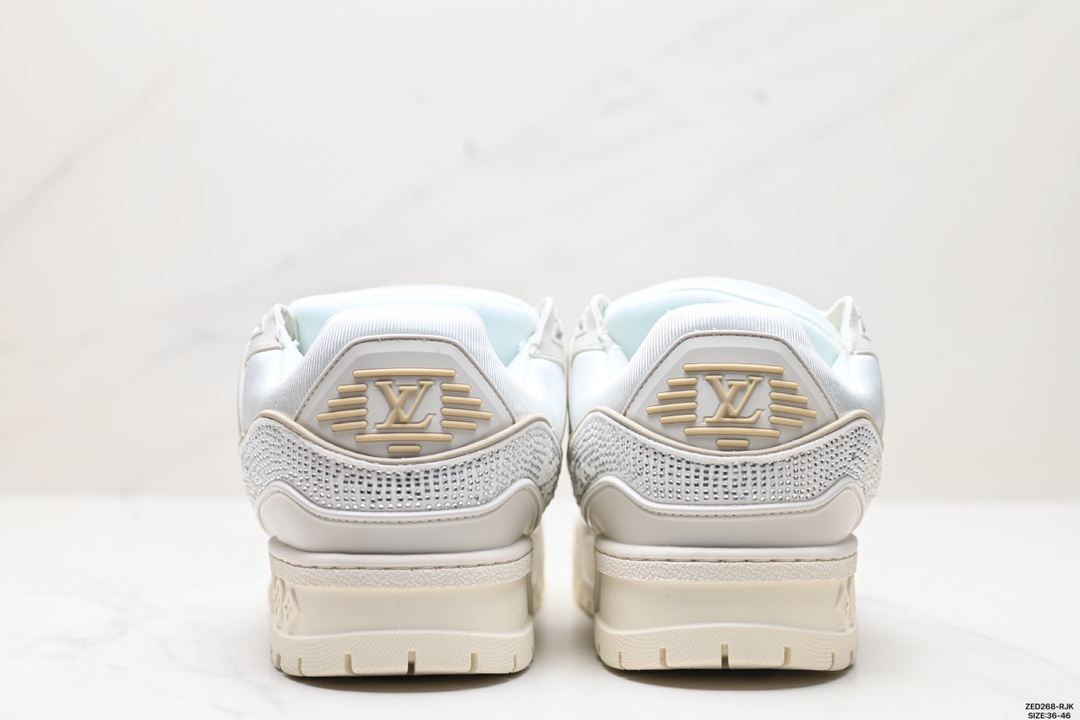 LV路易威登Louis Vuitton Trainer Maxi Low Sneaker 面包版百搭篮球板鞋