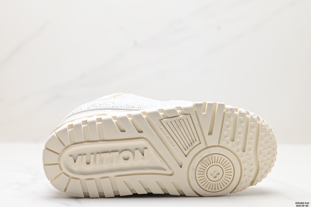 LV路易威登Louis Vuitton Trainer Maxi Low Sneaker 面包版百搭篮球板鞋