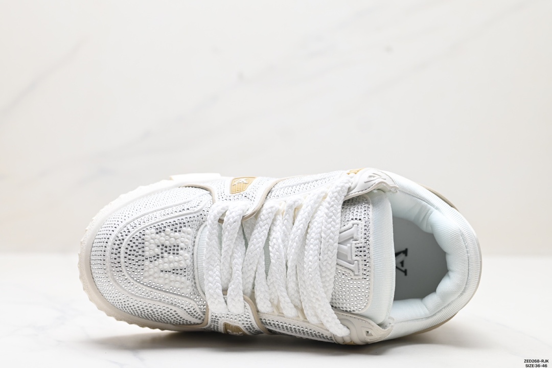LV路易威登Louis Vuitton Trainer Maxi Low Sneaker 面包版百搭篮球板鞋