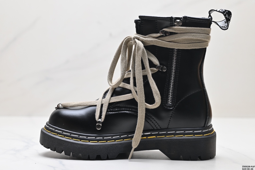 Dr.martens马汀博士 Martens 1461 Smooth Leather Platform系列松糕高帮厚底粗跟 马丁靴