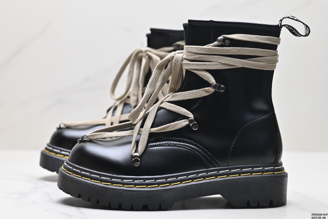 Dr.martens马汀博士 Martens 1461 Smooth Leather Platform系列松糕高帮厚底粗跟 马丁靴