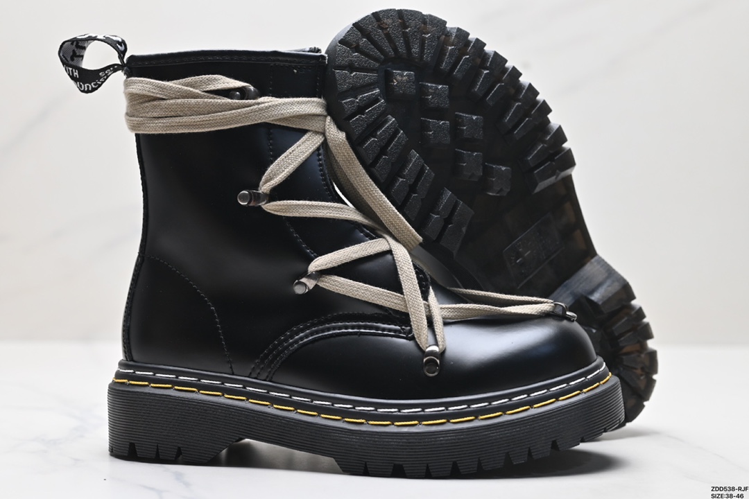 Dr.martens马汀博士 Martens 1461 Smooth Leather Platform系列松糕高帮厚底粗跟 马丁靴