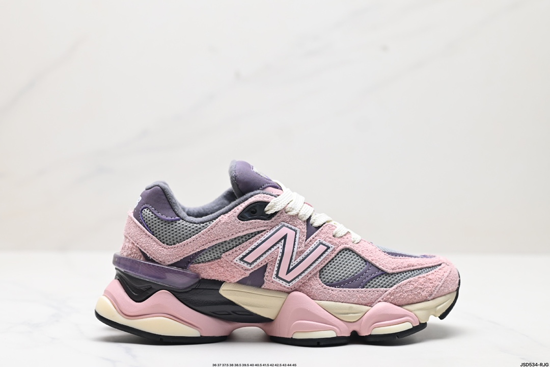 New Balance Scarpe Sneaker Rosa Splicing Camoscio Frosted Collezione estiva Vintage Casual