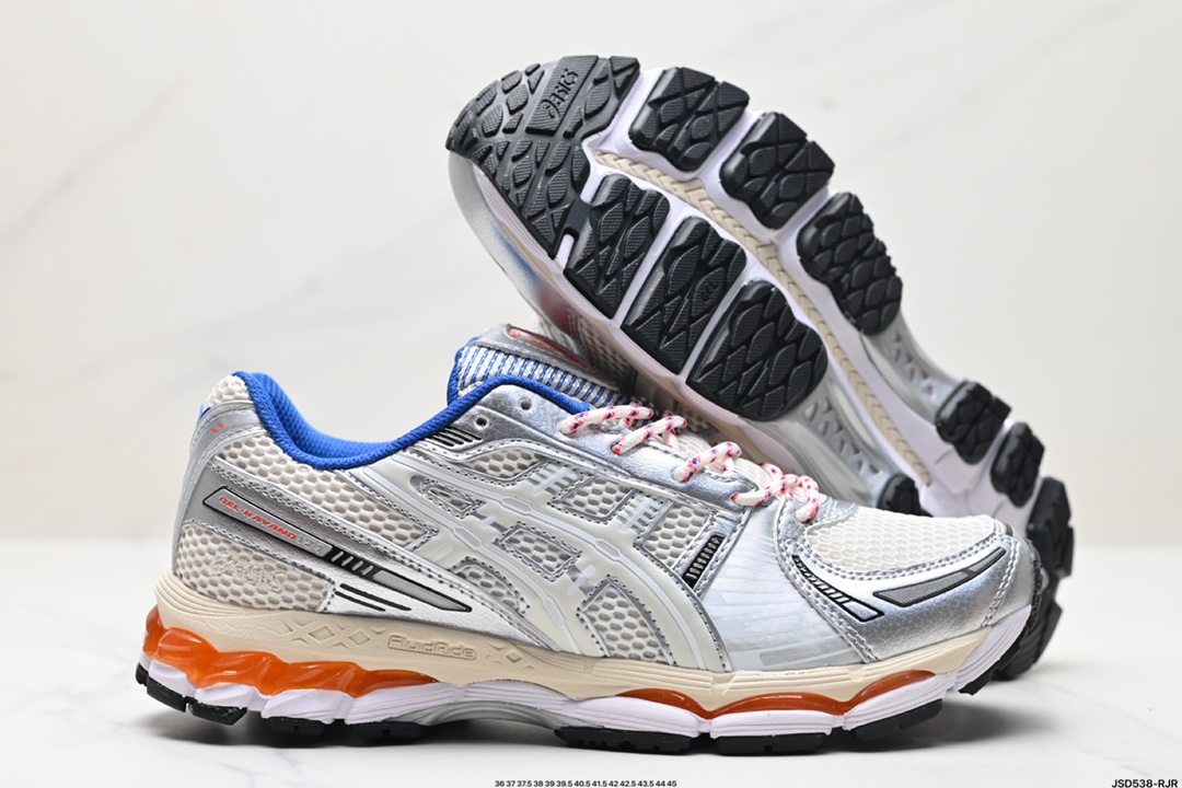 Asics Gel-Kayano 12.1 版本 银灰绿 亚瑟士运动休闲透气专业跑鞋 1203A555-101