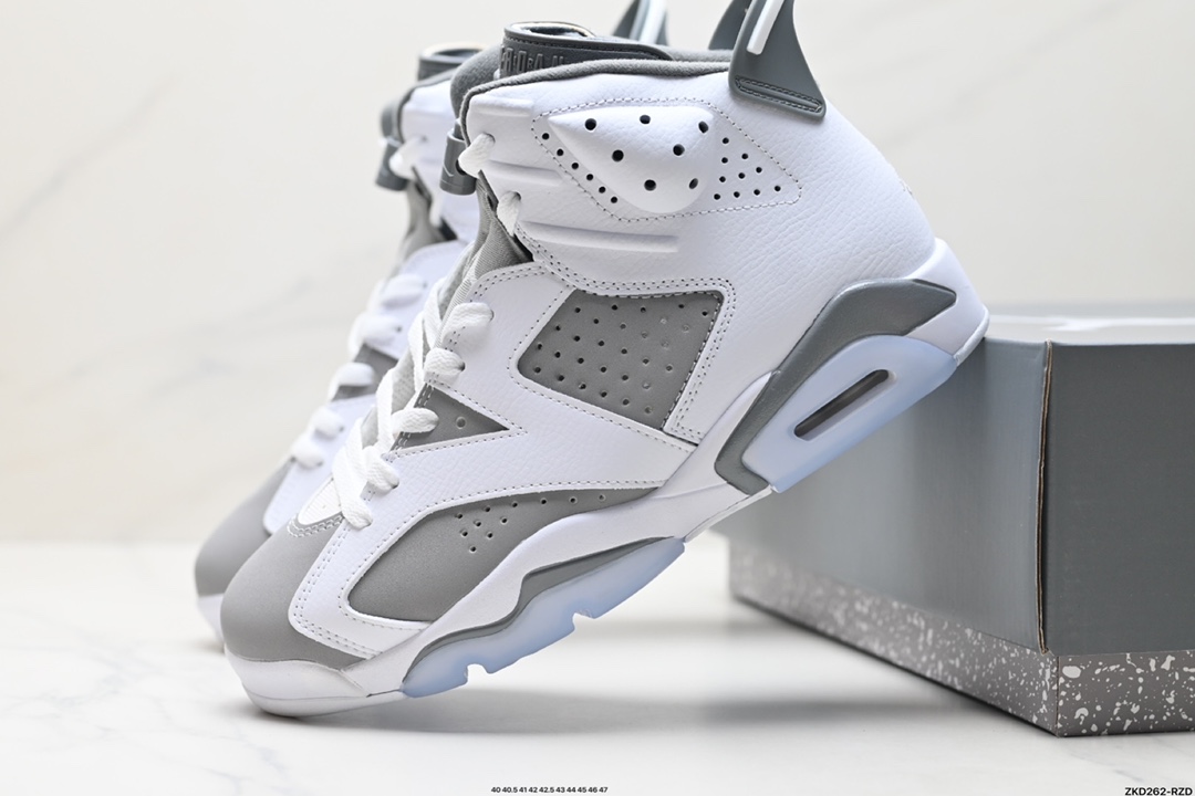 耐克Nike Air Jordan 6 Retro“Georgetown 乔丹AJ6代复古休闲文化篮球鞋 CT8529-100