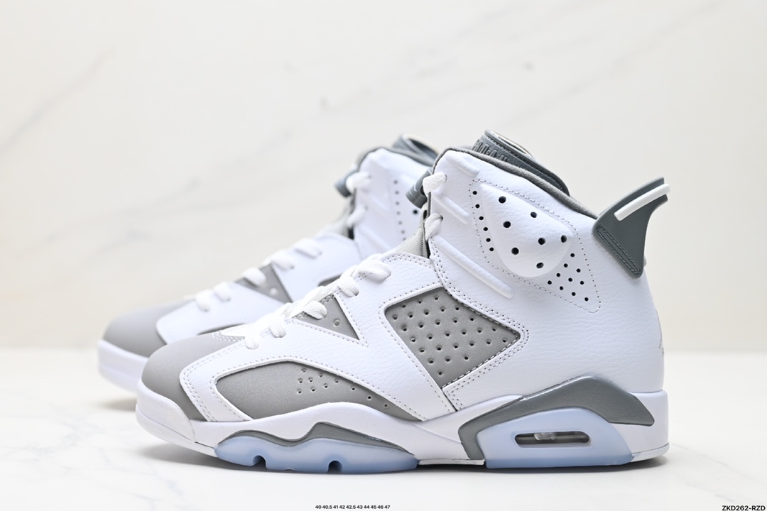 耐克Nike Air Jordan 6 Retro“Georgetown 乔丹AJ6代复古休闲文化篮球鞋 CT8529-100