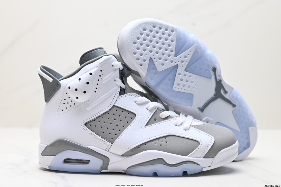 耐克Nike Air Jordan 6 Retro“Georgetown 乔丹AJ6代复古休闲文化篮球鞋 CT8529-100