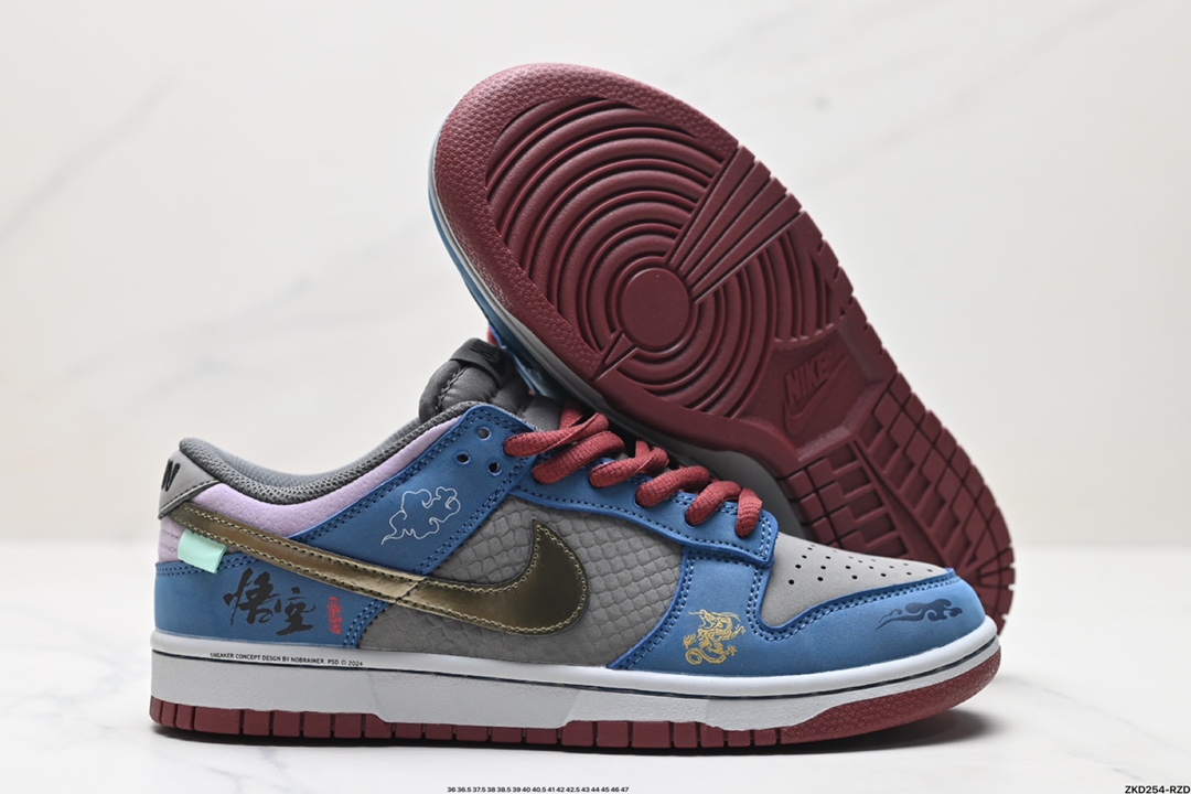 Nike Dunk Low 黑神话悟空 祥云龙纹 复古百搭 低帮板鞋男女球鞋   DV2433-109