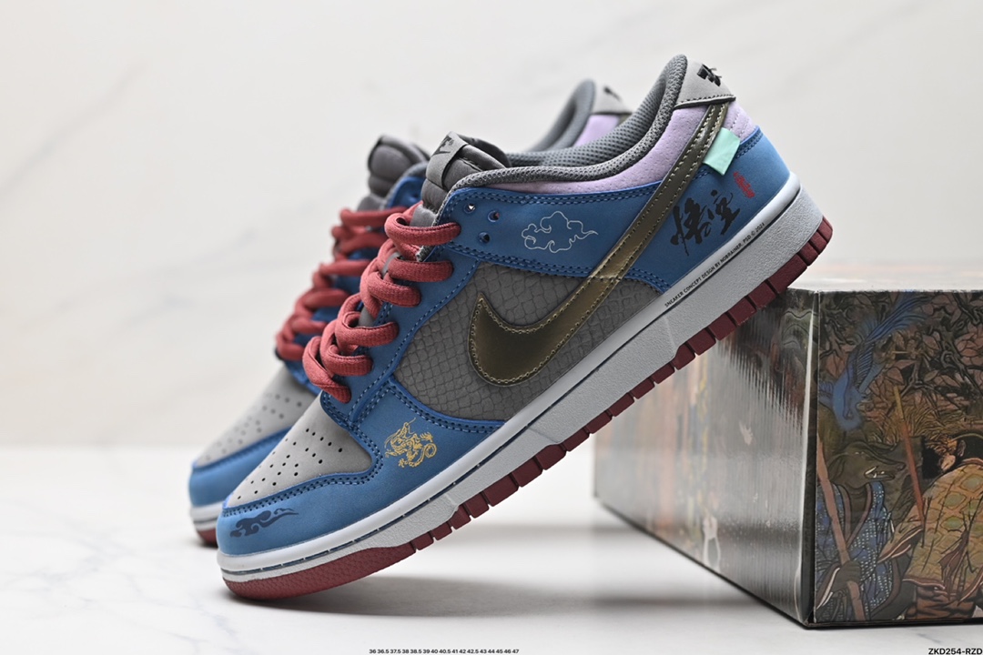 Nike Dunk Low 黑神话悟空 祥云龙纹 复古百搭 低帮板鞋男女球鞋   DV2433-109