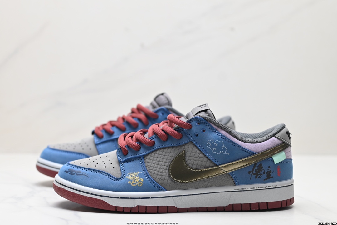 Nike Dunk Low 黑神话悟空 祥云龙纹 复古百搭 低帮板鞋男女球鞋   DV2433-109