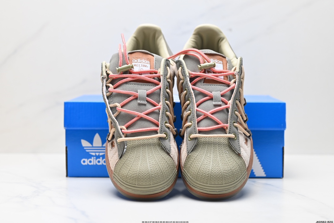 阿迪达斯Adidas三叶草 Originals Superstar贝壳头系列低帮经典百搭休闲运动板鞋  HO6340